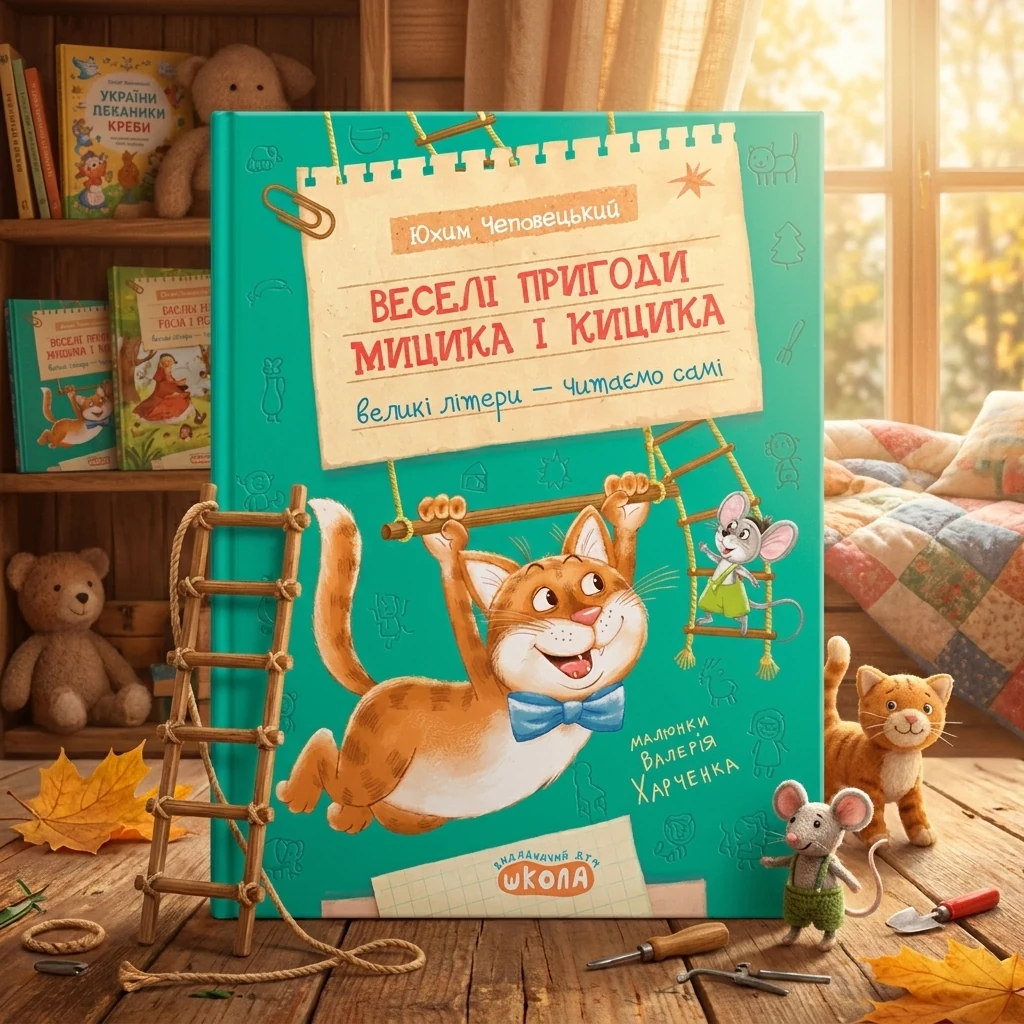 Моє перше читання. Веселі пригоди Мицика і Кицика — Ю. Чеповецький