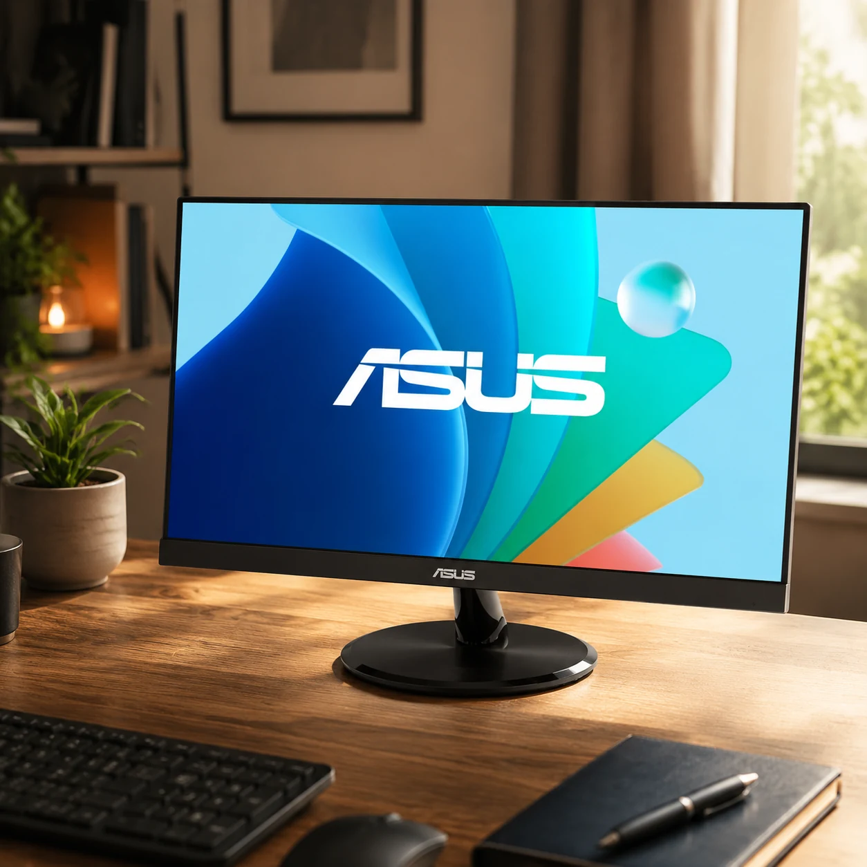 Монітор Asus 21.5 VP229HF D-Sub, HDMI, Audio, IPS, 100Hz, 1ms, sRGB 99%, AdaptiveSync — Ноутбуки та ПК