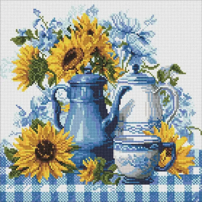 Мозаїка алмазна 40*40 см "Сонячна кава"