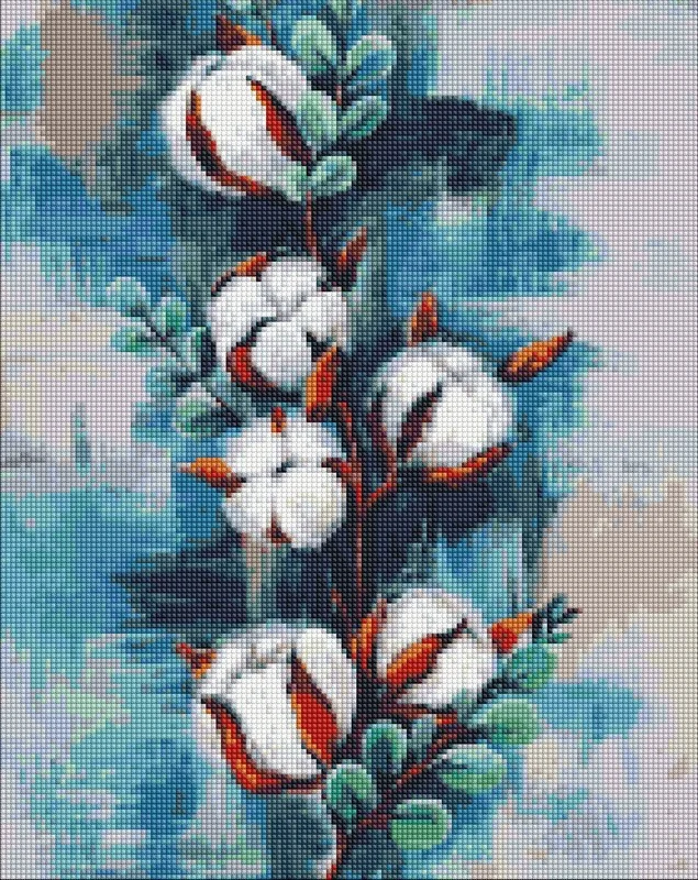 Мозаїка алмазна 40*50 см "Бавовна"