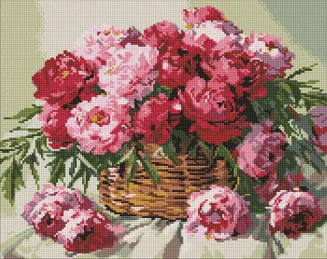 Мозаїка алмазна 40*50 см "Мелодія цвітіння"