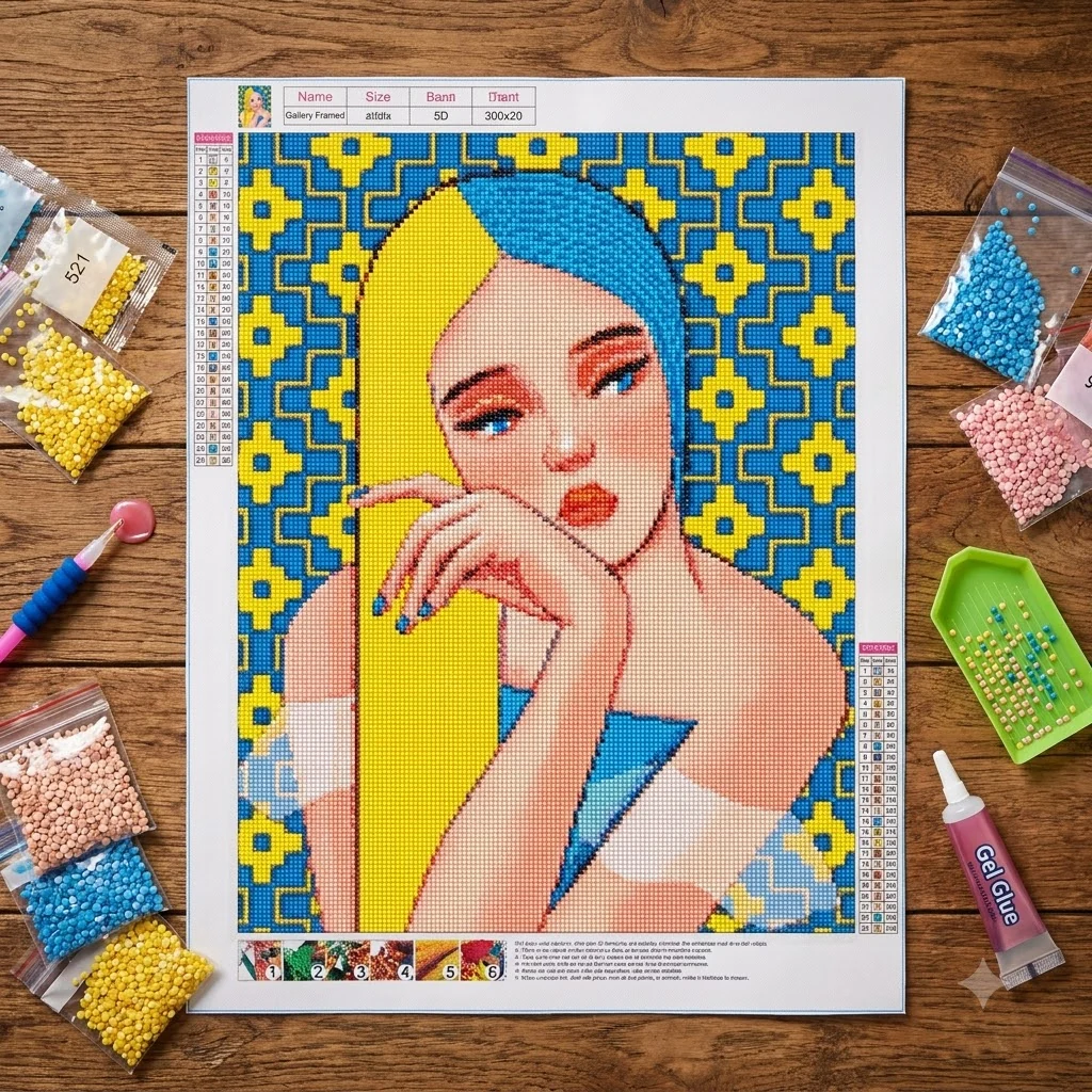 Мозаїка алмазна 40*50 см "Непохитна"