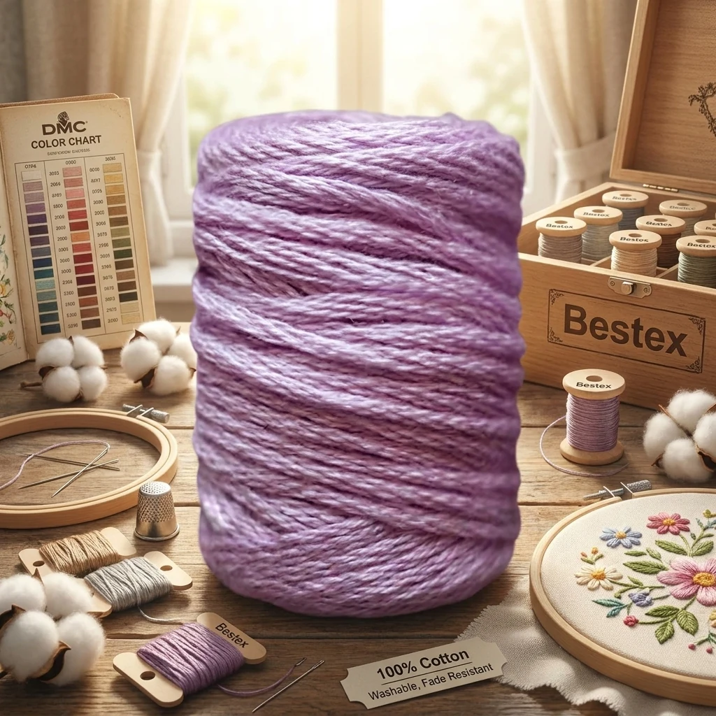 Муліне Bestex, 8м, 0153, фіолетовий