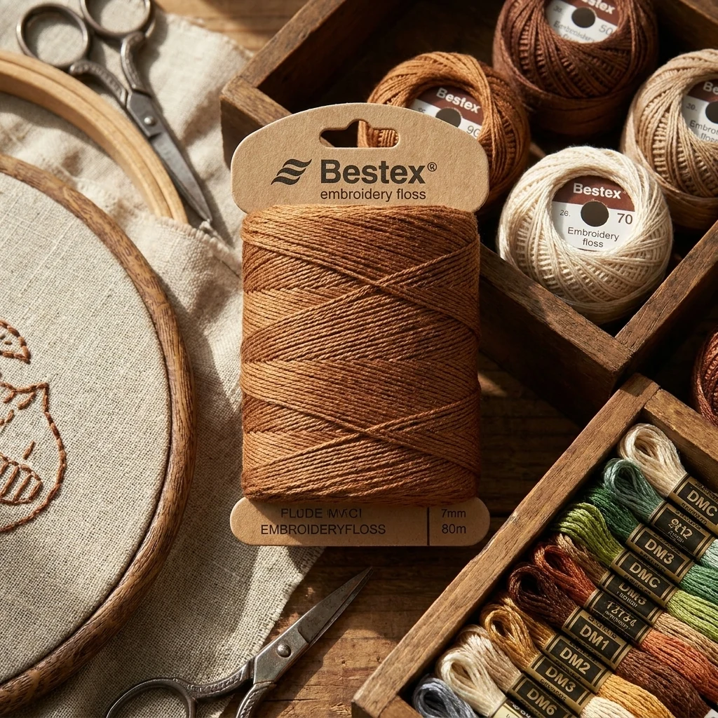 Муліне Bestex, 8м, 0433, коричневий