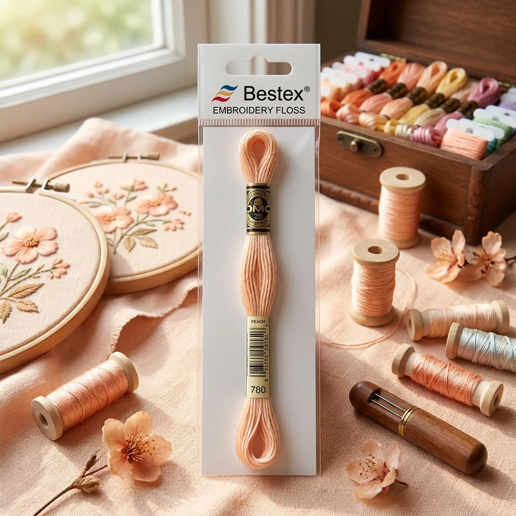 Муліне Bestex, 8м, 3774, персиковий