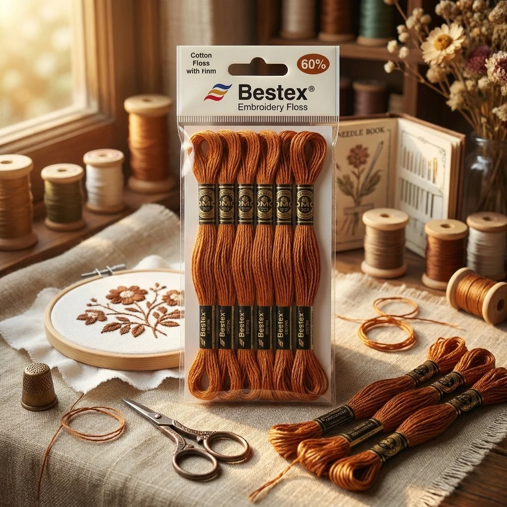 Муліне Bestex, 8м, 3827, персиковий