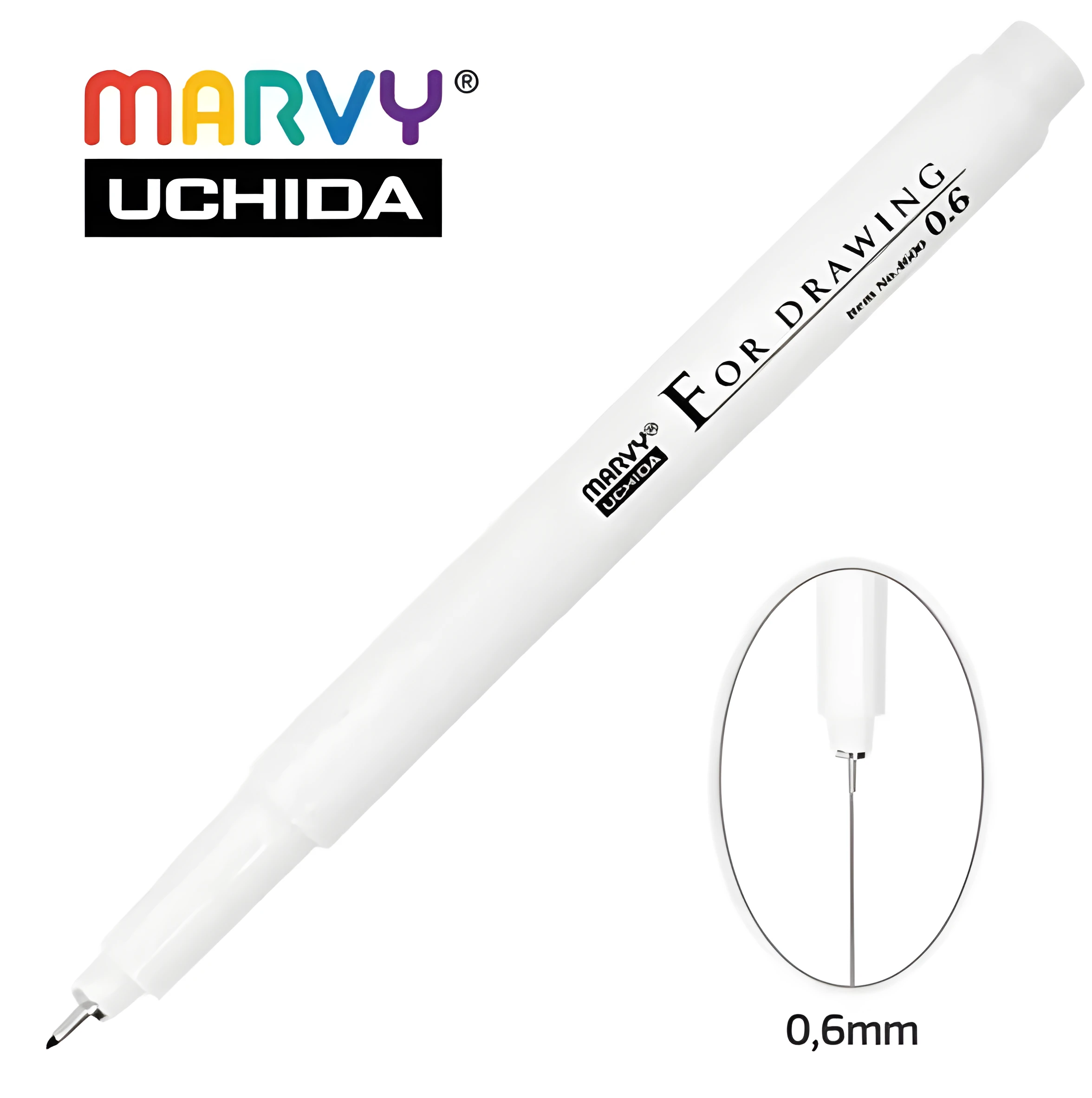 Мульти-лайнер 0.6мм чорний Marvy — Хобі та декор