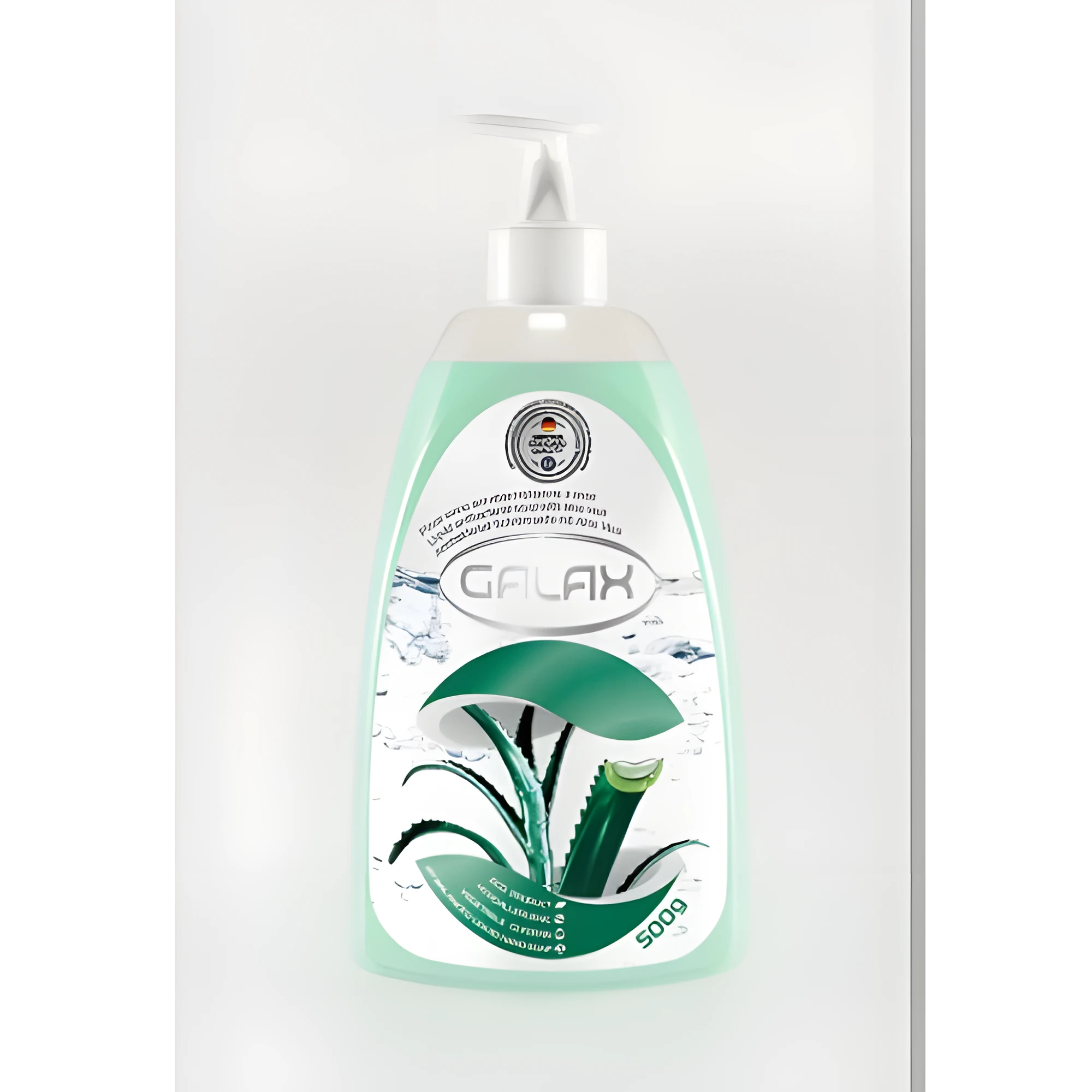 Мило рідке антибактеріальне Galax з екстрактом алоє 0.5л