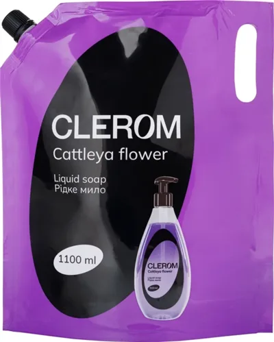 Мило рідке Clerom Cattleya flower 1,1л дой-пак 20180