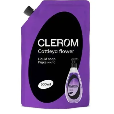 Мило рідке Clerom Cattleya flower 500 мл дой-пак 20173