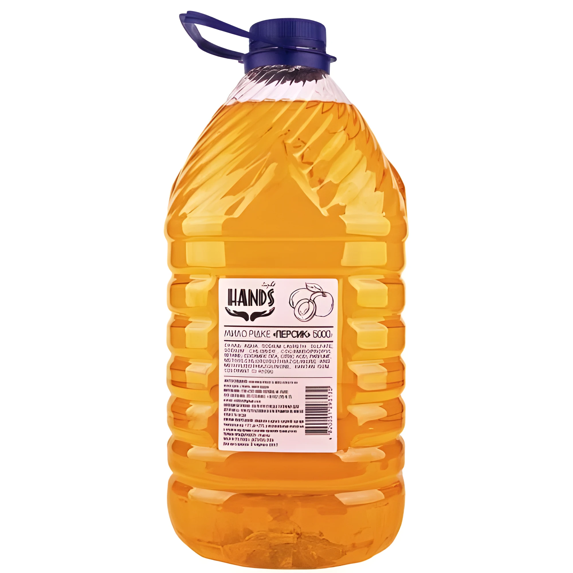 Мило рідке HANDS LIGHT Персик 5л ПЕТ — Краса та здоров'я