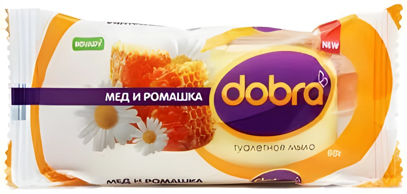 Мило туалетне DOBRA Мед та ромашка — фото 3