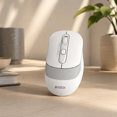 Миша бездротова A4Tech FB10C Bluetooth Grayish White