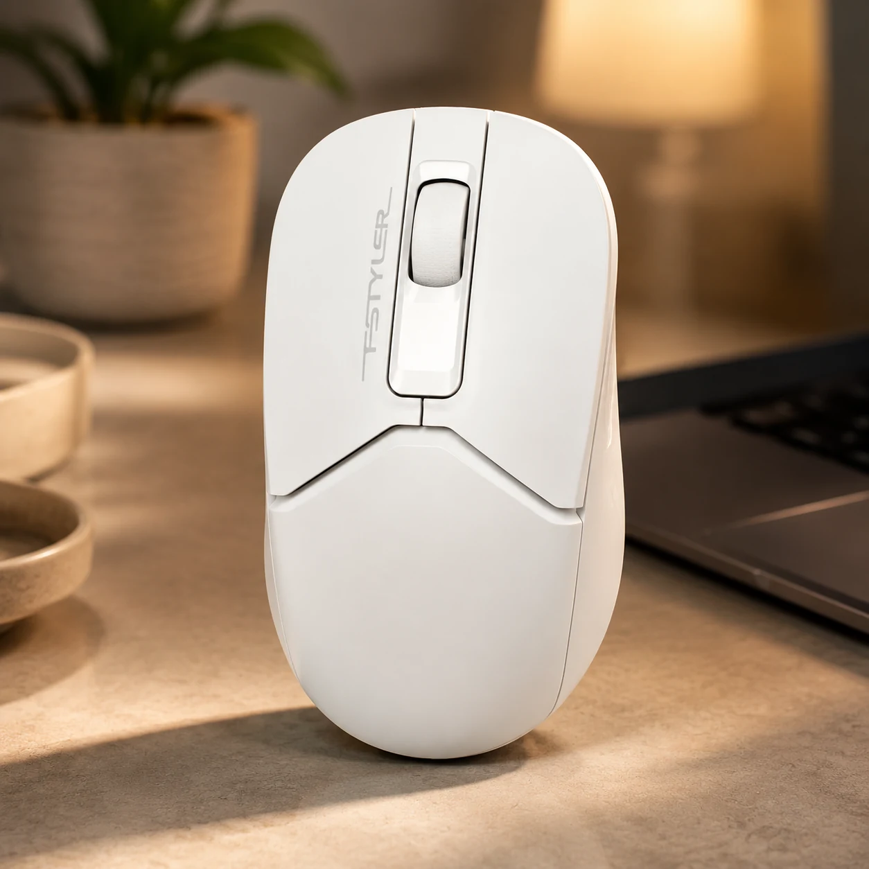 Миша бездротова A4Tech FB12S Wireless/Bluetooth White (FB12S White) — Миші, клавіатури, навушники