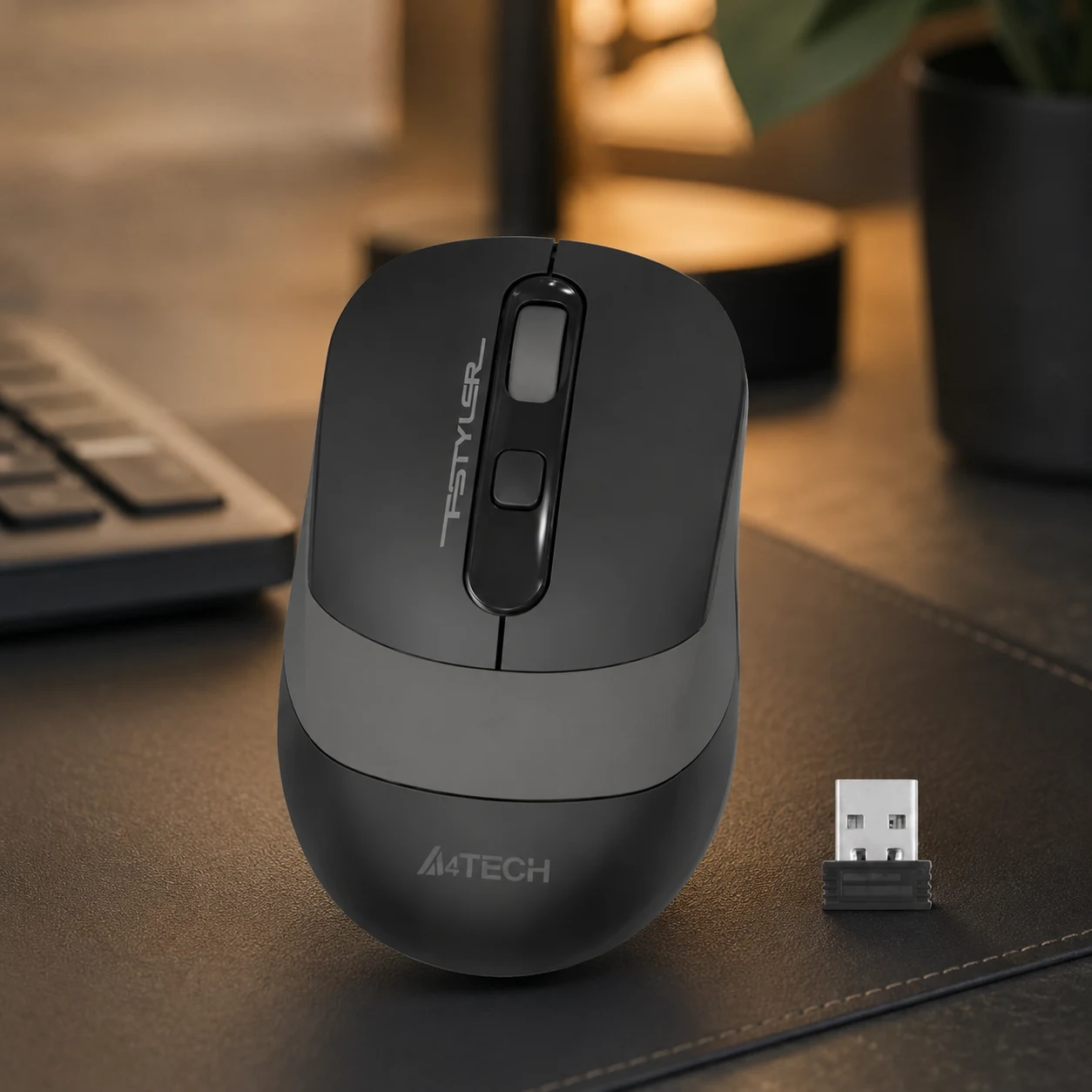 Миша бездротова A4Tech FG10 (Grey) — Миші, клавіатури, навушники