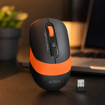 Миша бездротова A4Tech FG10 (Orange)