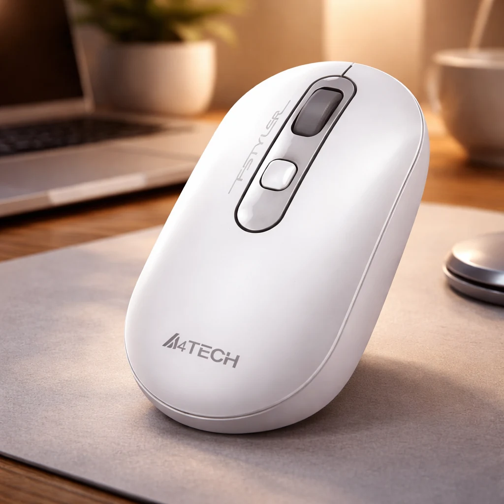 A4Tech FG20 White Бездротова миша — Миші, клавіатури, навушники