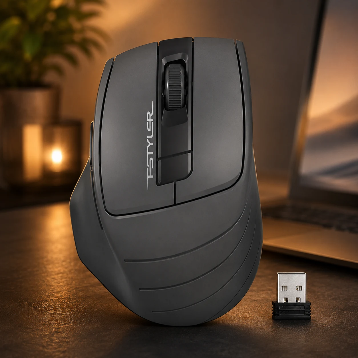 Миша бездротова A4Tech FG30 Grey — Миші, клавіатури, навушники