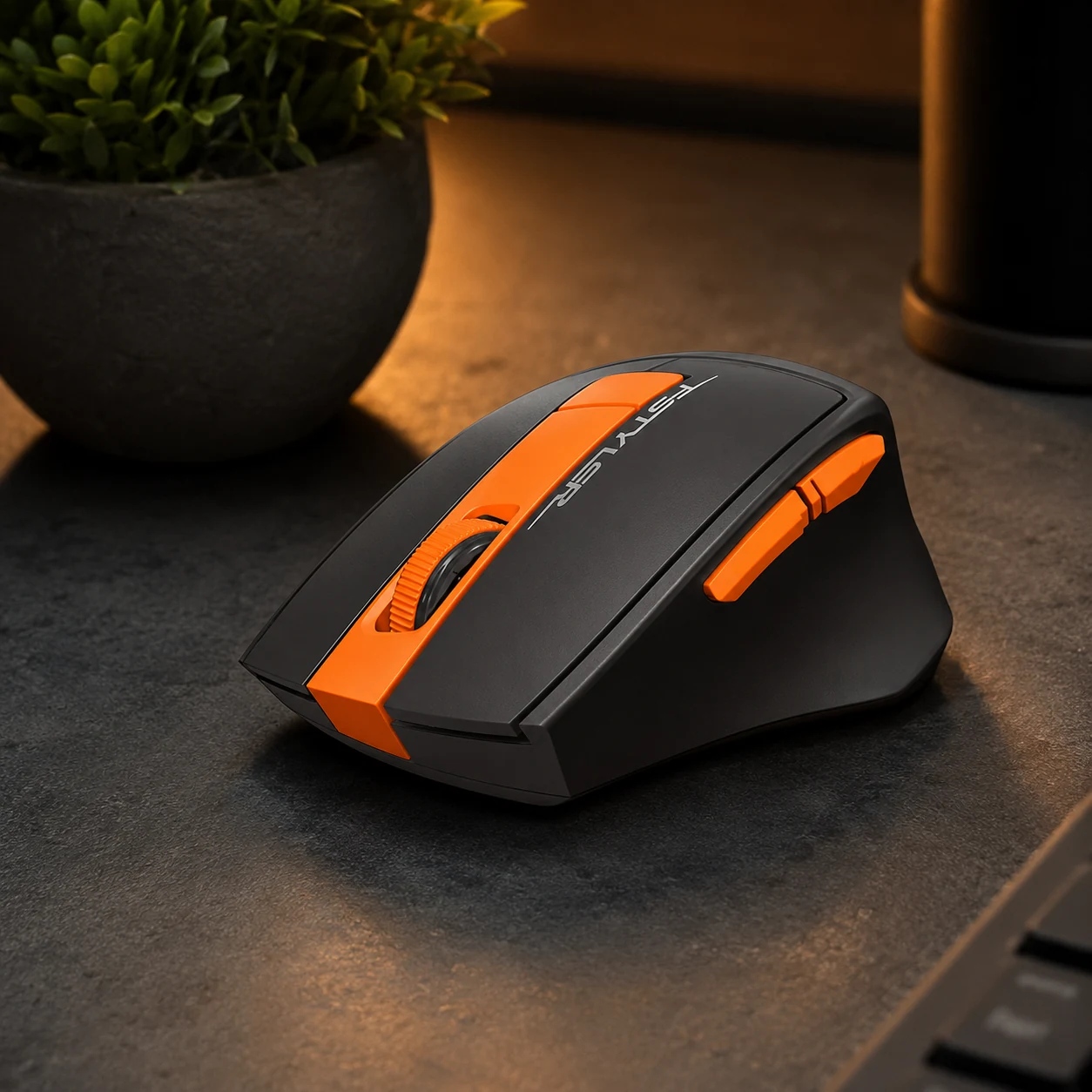Миша бездротова A4Tech FG30S Orange