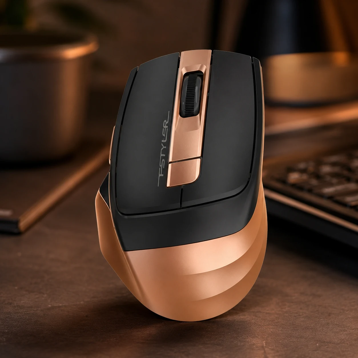 Миша бездротова A4Tech FG35 (Bronze) — Миші, клавіатури, навушники