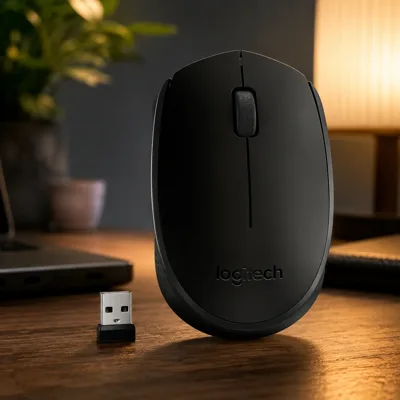 Миша бездротова Logitech M170 Grey/Black (910-004642)