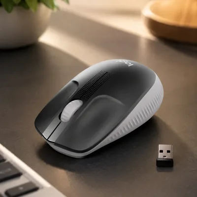 Миша бездротова Logitech M190 Mid Grey (910-005906)
