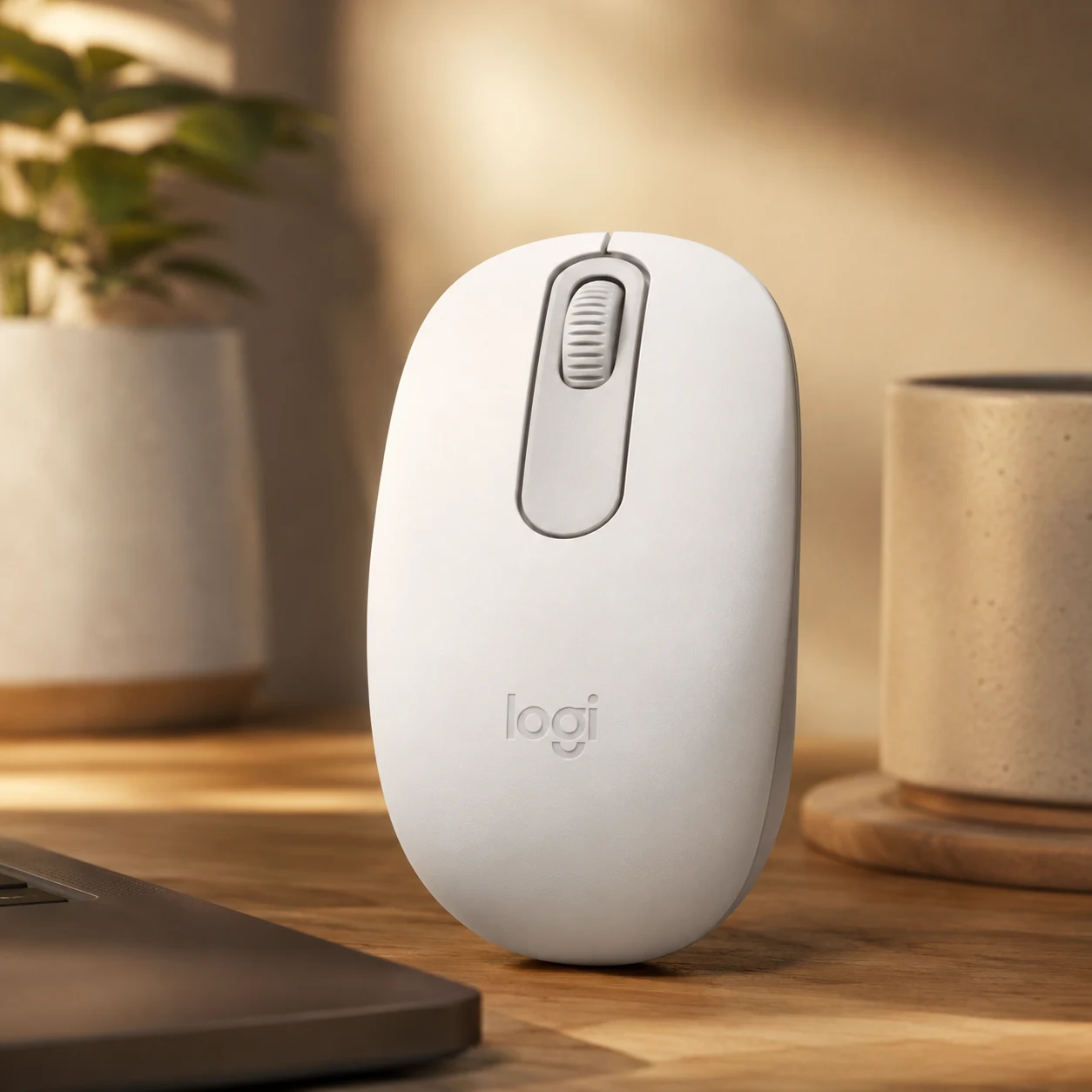 Миша бездротова Logitech M196 Off White (910-007460) — 