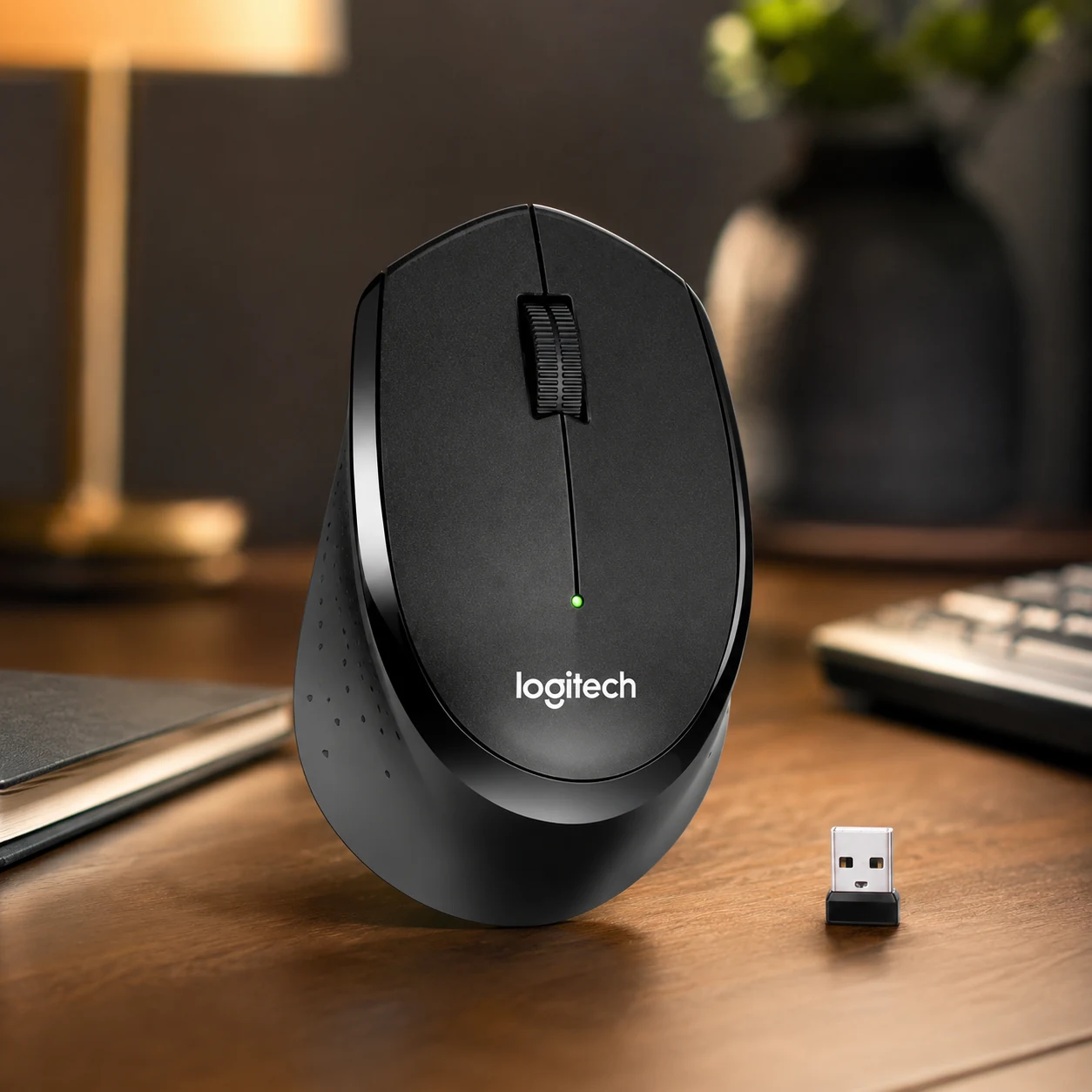 Миша бездротова Logitech M330 Silent plus Black (910-004909)
