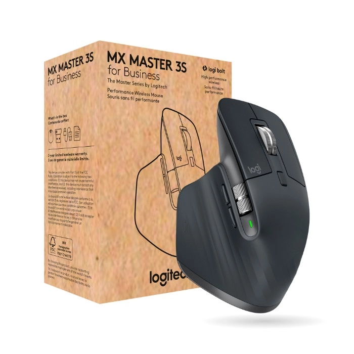 Миша бездротова Logitech MX Master 3S for Business Performance Wireless Graphite (910-006582) — фото 2