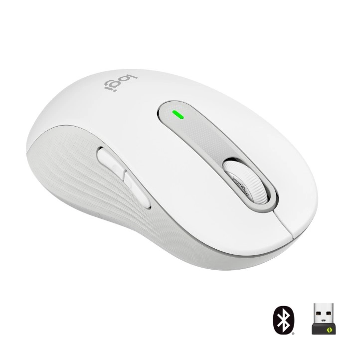 Миша бездротова Logitech Signature M650 L Wireless LEFT Off-White (910-006240) — фото 2