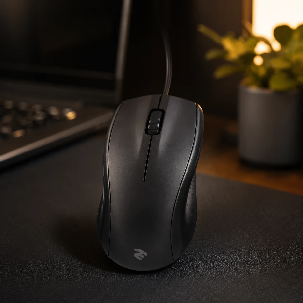 Миша дротова 2E MF130 USB Black (2E-MF130UB) — Миші, клавіатури, навушники