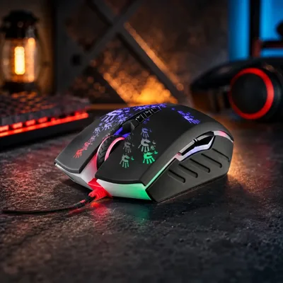 Миша дротова A4Tech Bloody A60A Black