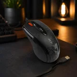 Миша дротова A4Tech F5 black — фото 1