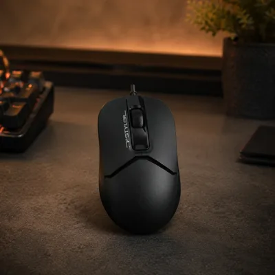 Миша дротова A4Tech FM12 Black
