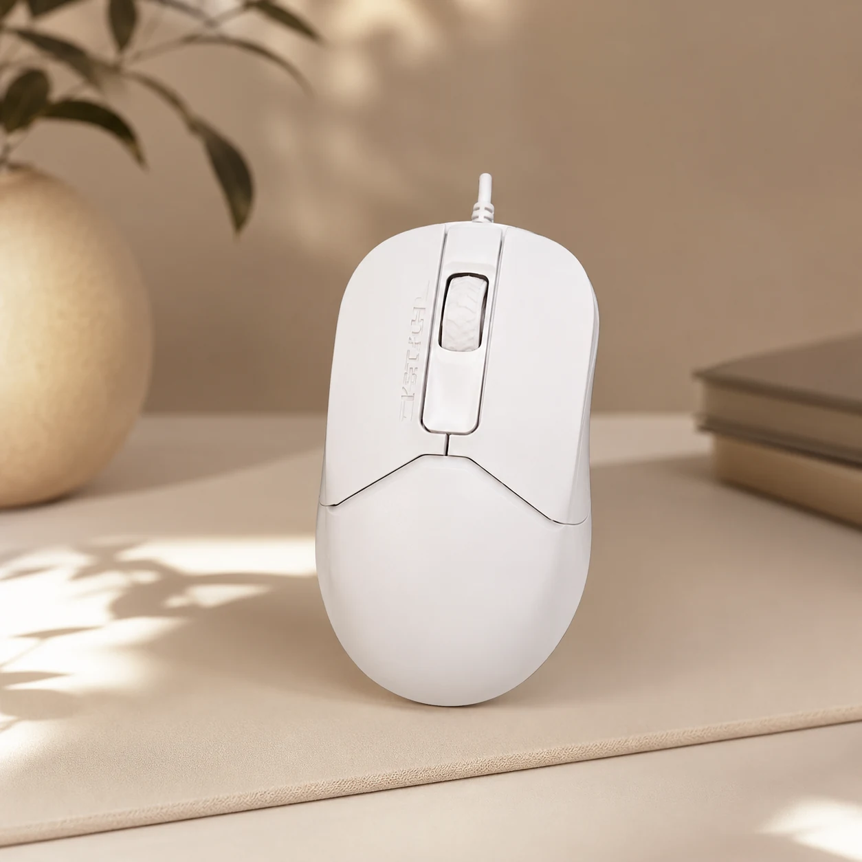 Миша дротова A4Tech FM12 White — Миші, клавіатури, навушники