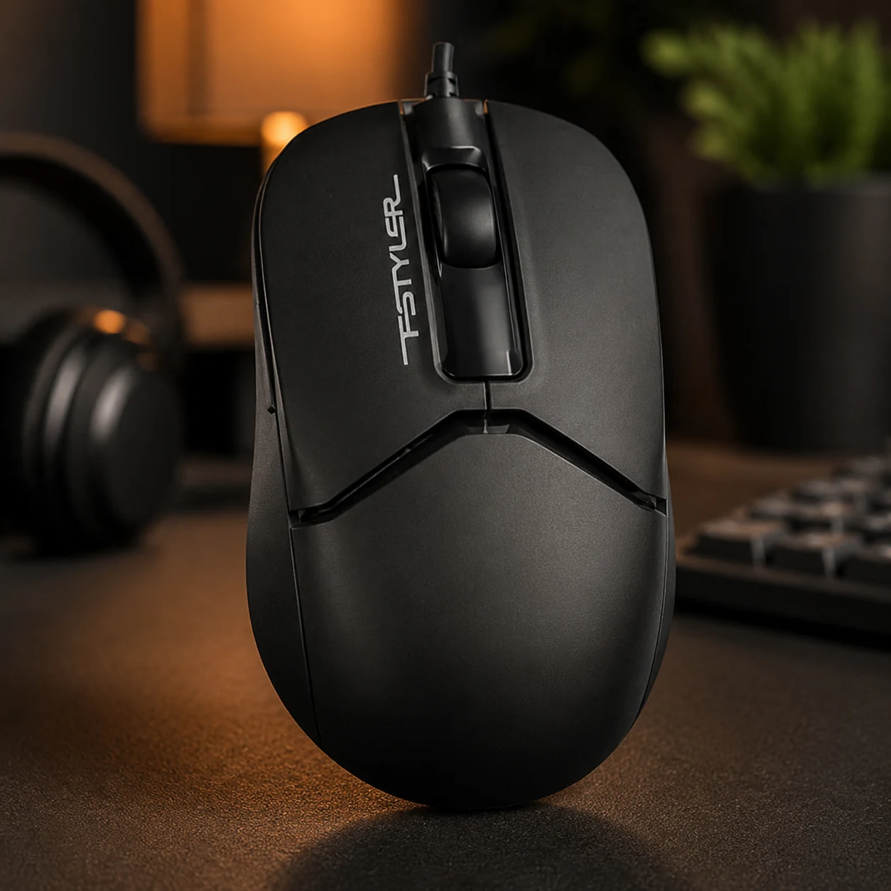 Миша дротова A4Tech FM12ST USB Black (4711421990271) — Миші, клавіатури, навушники