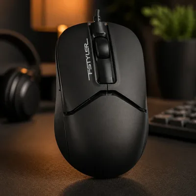 Миша дротова A4Tech FM12ST USB Black (4711421990271)