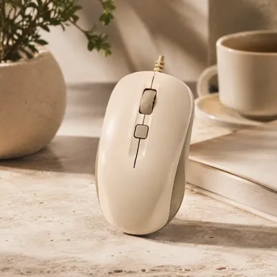 Миша дротова A4Tech FM26S USB Cafe Latte (4711421993494)