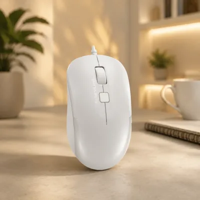 Миша дротова A4Tech FM26S USB Icy White (4711421993562)