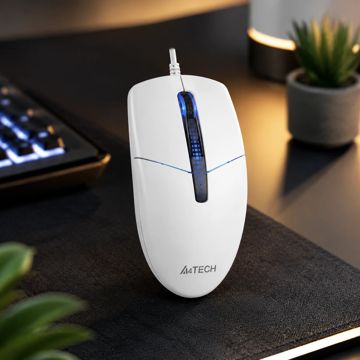 Миша дротова A4Tech N-530 USB White (4711421987479) — Миші, клавіатури, навушники