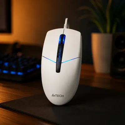 Миша дротова A4Tech N-530S USB White (4711421988315)