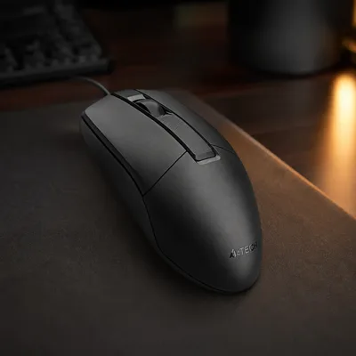 Миша дротова A4Tech OP-330 USB Black