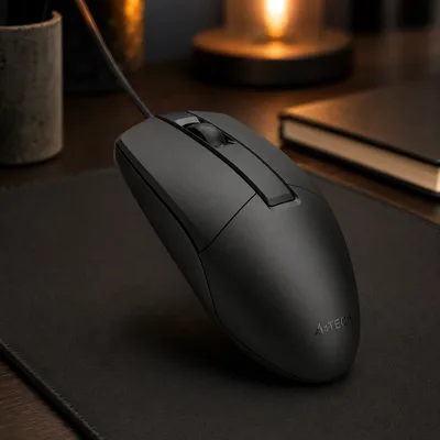 Миша дротова A4Tech OP-330S USB Black