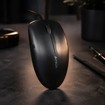 Миша дротова A4Tech OP-530NUS USB Black
