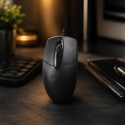 Миша дротова A4Tech OP-720S USB Black