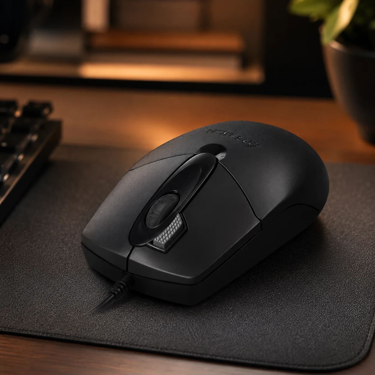 Миша дротова A4Tech OP-730D Black — Миші, клавіатури, навушники