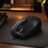 Миша дротова A4Tech OP-730D Black — фото 1