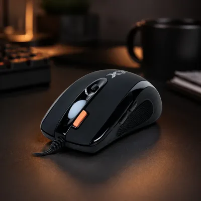 Миша дротова A4Tech XL-750BK