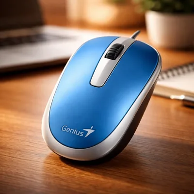 Миша дротова Genius DX-120 Blue USB