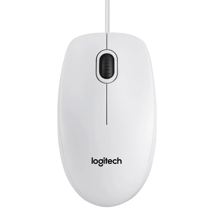 Миша дротова Logitech B100 біла (910-003360) — фото 2